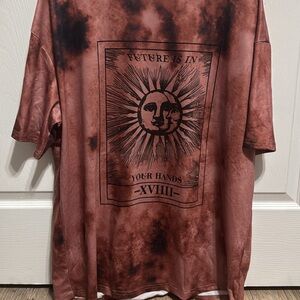 Sun Graphic Tie-Dye T-Shirt